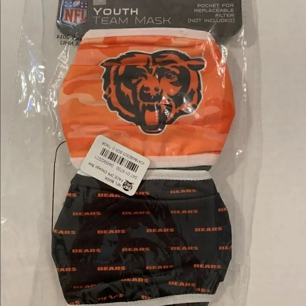 NFL Chicago Bears youth masks